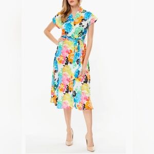 LOVE X DESIGN Aurelia Cap Sleeve Midi Dress